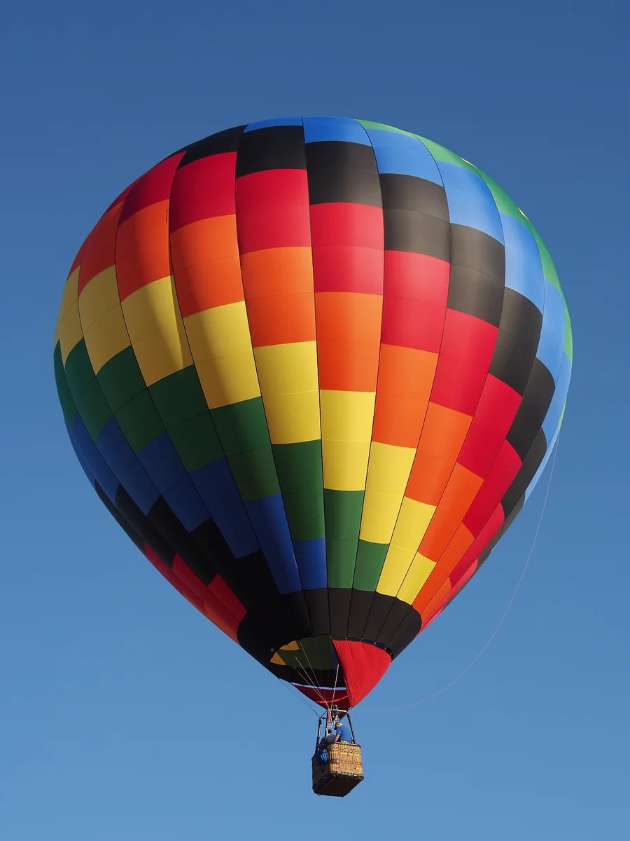 Hot air balloons at the Plainville Balloon Festival